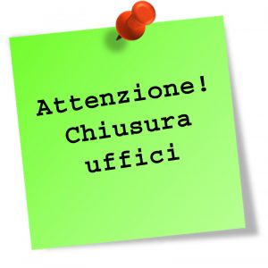 Chiusura degli uffici